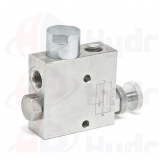 product 3 way flow control valve, RFP3 VU , 80 L/min, G 1/2" thumb