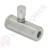 product Flow control valve with check, VRFU 90 C , 25 L/min, G 1/4" thumb