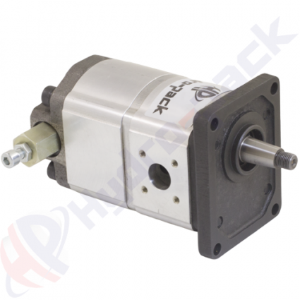 product Група 20 Помпа за високо и ниско напрежение , 4.5+7 cc/rev, по посока на часовниковата стрелка , Европейски фланец с 4 болта  , 1:8 заострен вал  , 22C4.5/7X815R image thumb