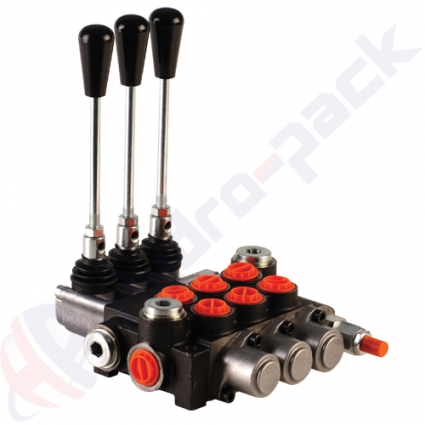 product 40 литра Моноблок управляващ клапан, 3P40 , три макари , G 3/8" , open center макара image thumb